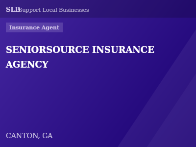 SENIORSOURCE INSURANCE AGENCY — Insurance Agent in CANTON, GA