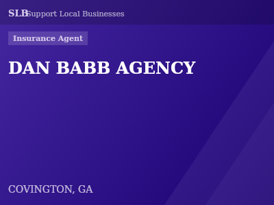 DAN BABB AGENCY — Insurance Agent in COVINGTON, GA