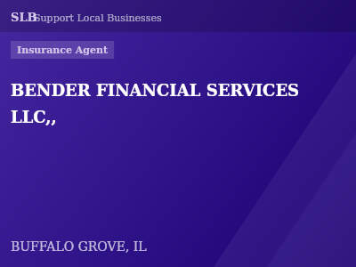 BENDER FINANCIAL SERVICES LLC,, — Insurance Agent in BUFFALO GROVE, IL