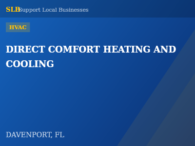 DIRECT COMFORT HEATING AND COOLING — HVAC in DAVENPORT, FL