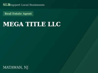 MEGA TITLE LLC — Real Estate Agent in MATAWAN, NJ