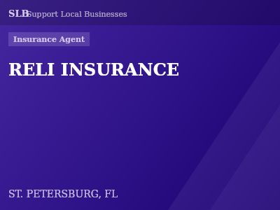 RELI INSURANCE — Insurance Agent in ST. PETERSBURG, FL