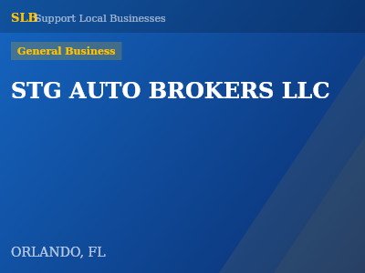 STG AUTO BROKERS LLC — General Business in ORLANDO, FL