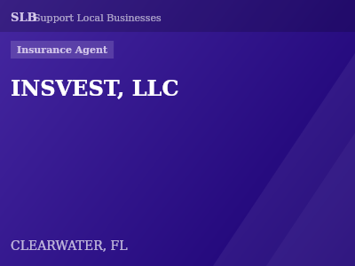 INSVEST, LLC — Insurance Agent in CLEARWATER, FL