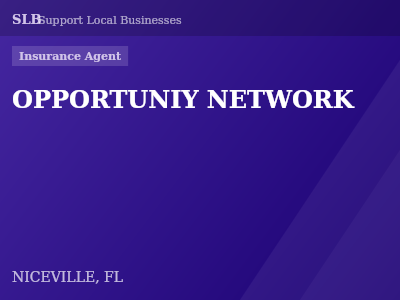 OPPORTUNIY NETWORK — Insurance Agent in NICEVILLE, FL