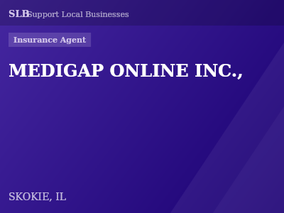 MEDIGAP ONLINE INC., — Insurance Agent in SKOKIE, IL