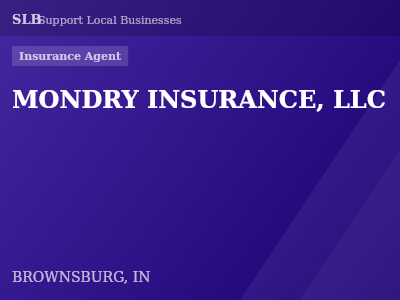 MONDRY INSURANCE, LLC — Insurance Agent in BROWNSBURG, IN