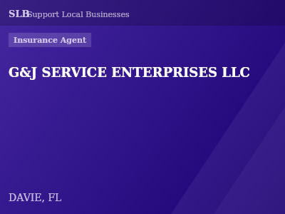 G&J SERVICE ENTERPRISES LLC — Insurance Agent in DAVIE, FL