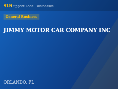 JIMMY MOTOR CAR COMPANY INC — General Business in ORLANDO, FL