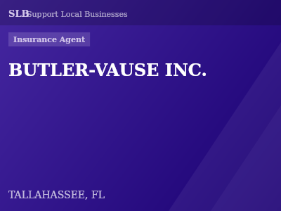 BUTLER-VAUSE INC. — Insurance Agent in TALLAHASSEE, FL