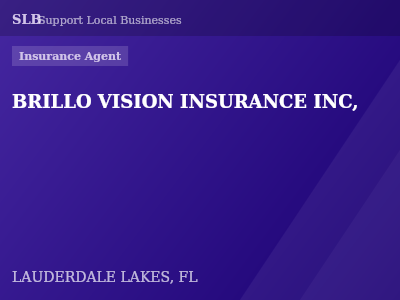 BRILLO VISION INSURANCE INC, — Insurance Agent in LAUDERDALE LAKES, FL