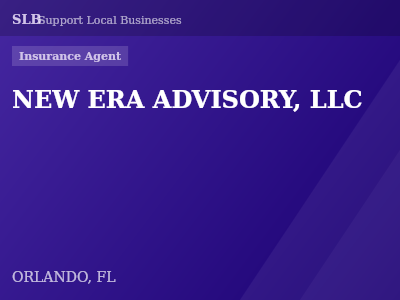 NEW ERA ADVISORY, LLC — Insurance Agent in ORLANDO, FL