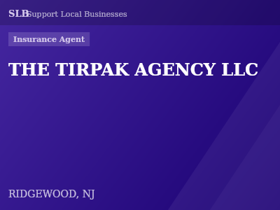 THE TIRPAK AGENCY LLC — Insurance Agent in RIDGEWOOD, NJ