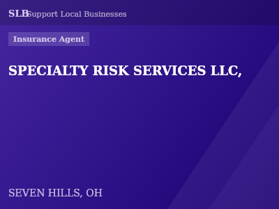 SPECIALTY RISK SERVICES LLC, — Insurance Agent in SEVEN HILLS, OH