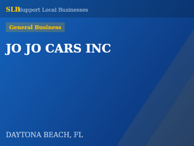 JO JO CARS INC — General Business in DAYTONA BEACH, FL