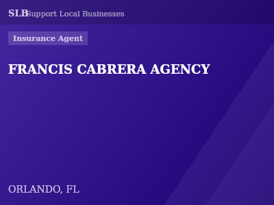 FRANCIS CABRERA AGENCY — Insurance Agent in ORLANDO, FL