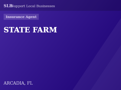 STATE FARM — Insurance Agent in ARCADIA, FL