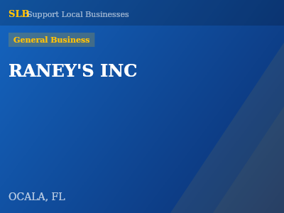 RANEY'S INC — General Business in OCALA, FL