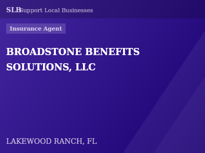 BROADSTONE BENEFITS SOLUTIONS, LLC — Insurance Agent in LAKEWOOD RANCH, FL