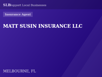 MATT SUSIN INSURANCE LLC — Insurance Agent in MELBOURNE, FL