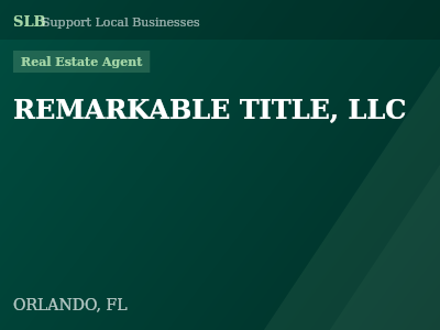 REMARKABLE TITLE, LLC — Real Estate Agent in ORLANDO, FL