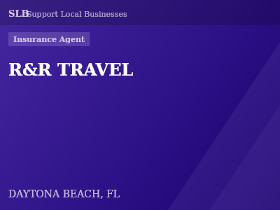 R&R TRAVEL — Insurance Agent in DAYTONA BEACH, FL