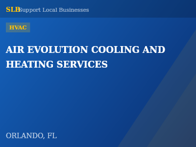 AIR EVOLUTION COOLING AND HEATING SERVICES — HVAC in ORLANDO, FL
