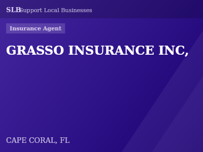 GRASSO INSURANCE INC, — Insurance Agent in CAPE CORAL, FL
