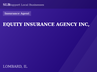 EQUITY INSURANCE AGENCY INC, — Insurance Agent in LOMBARD, IL