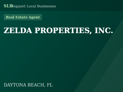 ZELDA PROPERTIES, INC. — Real Estate Agent in DAYTONA BEACH, FL