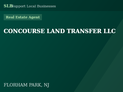 CONCOURSE LAND TRANSFER LLC — Real Estate Agent in FLORHAM PARK, NJ