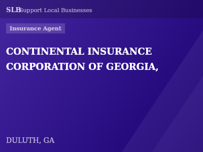 CONTINENTAL INSURANCE CORPORATION OF GEORGIA, — Insurance Agent in DULUTH, GA