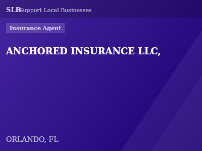 ANCHORED INSURANCE LLC, — Insurance Agent in ORLANDO, FL