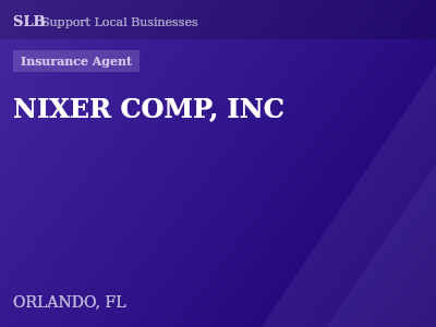 NIXER COMP, INC — Insurance Agent in ORLANDO, FL