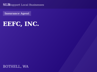 EEFC, INC. — Insurance Agent in BOTHELL, WA
