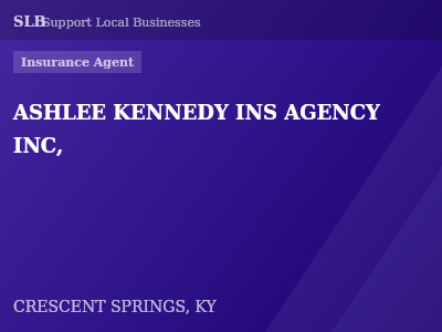 ASHLEE KENNEDY INS AGENCY INC, — Insurance Agent in CRESCENT SPRINGS, KY