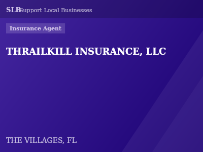 THRAILKILL INSURANCE, LLC — Insurance Agent in THE VILLAGES, FL