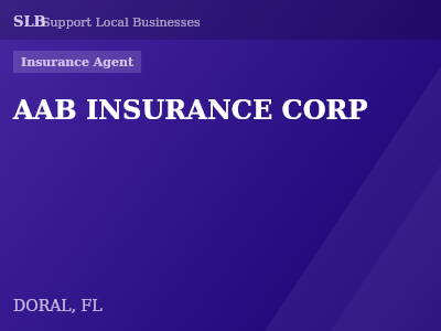AAB INSURANCE CORP — Insurance Agent in DORAL, FL
