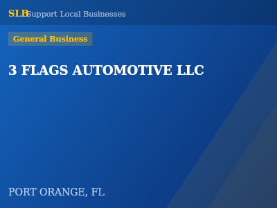 3 FLAGS AUTOMOTIVE LLC — General Business in PORT ORANGE, FL