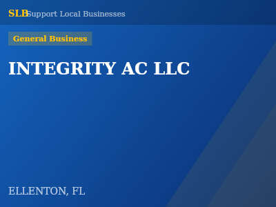 INTEGRITY AC LLC — General Business in ELLENTON, FL
