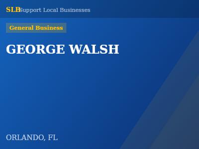 GEORGE WALSH — General Business in ORLANDO, FL