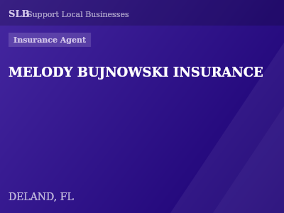 MELODY BUJNOWSKI INSURANCE — Insurance Agent in DELAND, FL