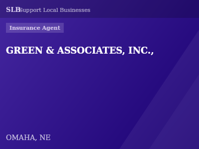 GREEN & ASSOCIATES, INC., — Insurance Agent in OMAHA, NE