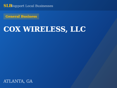 COX WIRELESS, LLC — General Business in ATLANTA, GA