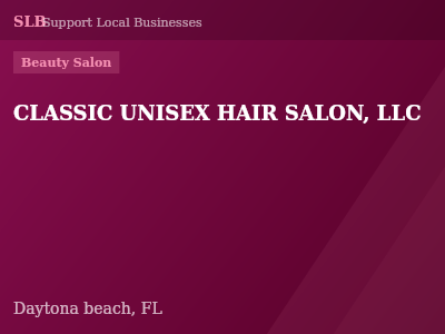 CLASSIC UNISEX HAIR SALON, LLC — Beauty Salon in Daytona beach, FL