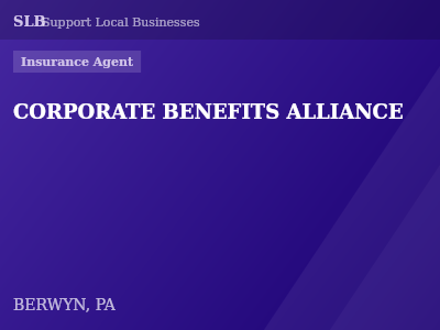 CORPORATE BENEFITS ALLIANCE — Insurance Agent in BERWYN, PA