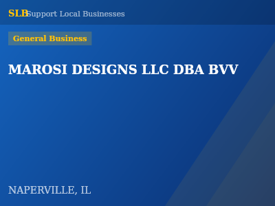 MAROSI DESIGNS LLC DBA BVV — General Business in NAPERVILLE, IL