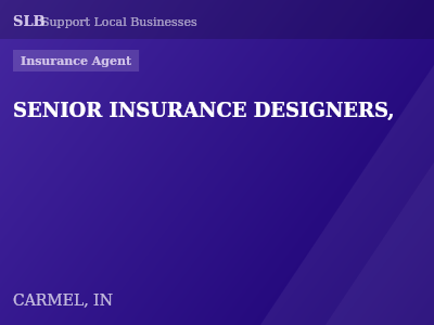 SENIOR INSURANCE DESIGNERS, — Insurance Agent in CARMEL, IN