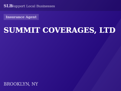 SUMMIT COVERAGES, LTD — Insurance Agent in BROOKLYN, NY