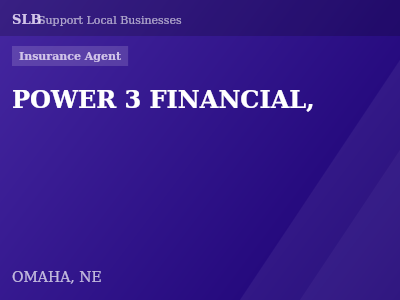 POWER 3 FINANCIAL, — Insurance Agent in OMAHA, NE